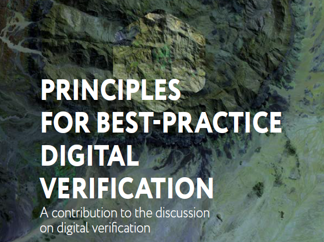 New report: Principles for Best-Practice Digital Verification
